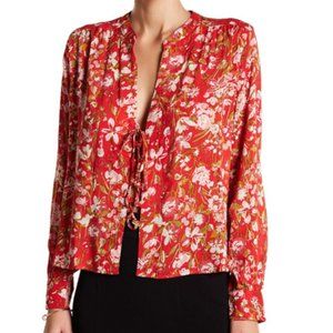 Flynn Skye Get Away Blouse in Burning Redwoods